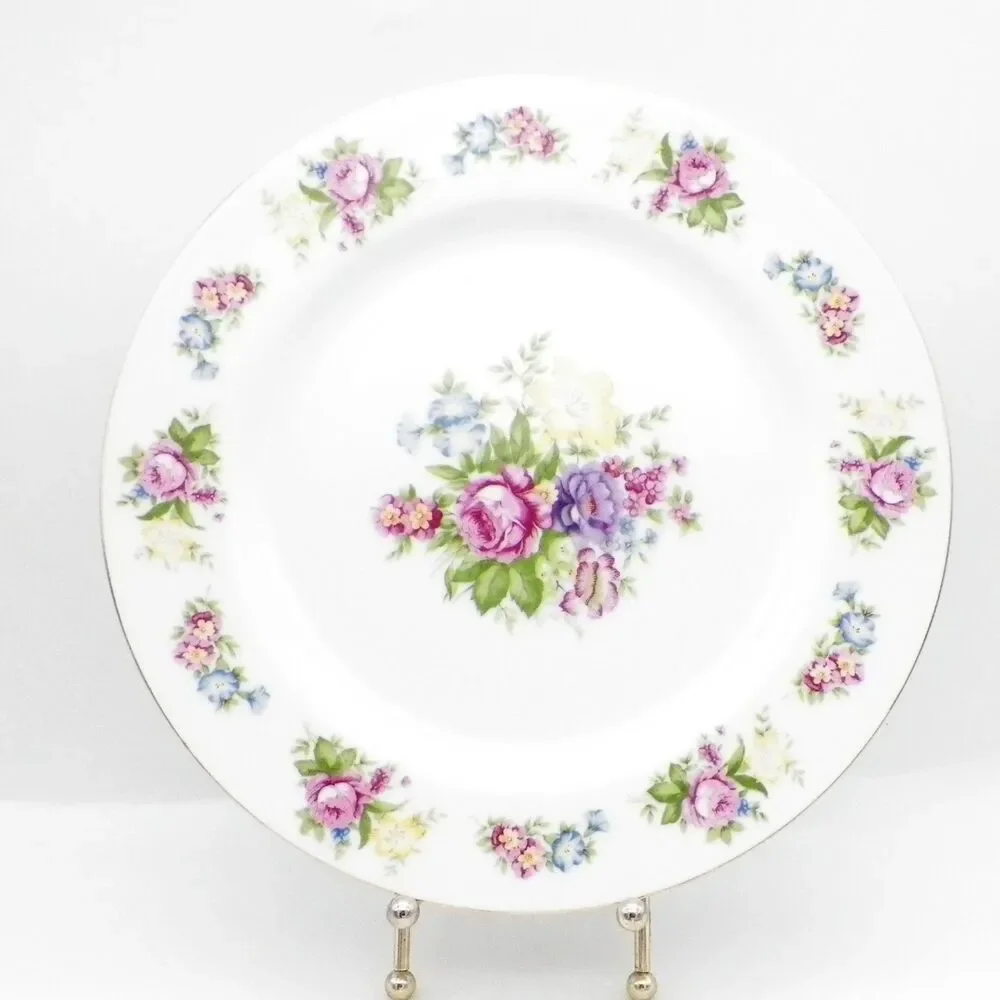 Kingswood China 4 Dinner Plates Floral 10